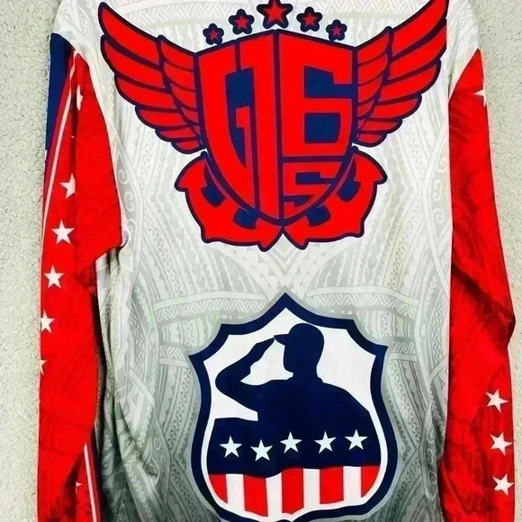 Mahalo USA Long Sleeve Top Size M (SKU-AA) - Picture 3 of 7